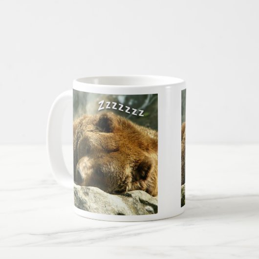 Schlafbär Kaffeetasse (Vorderseite Links)
