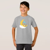 Schlafbär, kleiner Bär, Bär auf dem Mond T-Shirt (Vorne ganz)