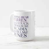 Schlafbär Michigan Sand Dunes Tasse Kaffee (Vorderseite Links)