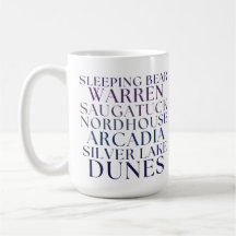 Schlafbär Michigan Sand Dunes Tasse Kaffee