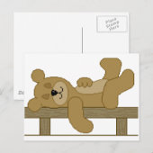 Schlafbär Postkarte (Vorne/Hinten)