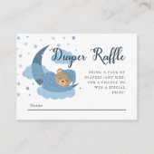 Schlafbär über dem Mondschlacker Begleitkarte (Vorderseite)