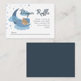 Schlafbär über dem Mondschlacker Begleitkarte