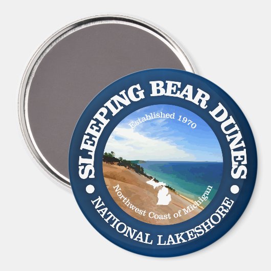 Schlafbärenduschen Magnet (Vorderseite/Rückseite)