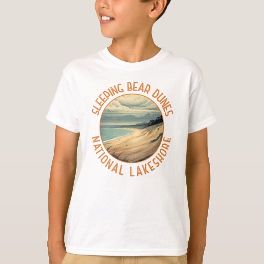 Schlafbärenduschen Nationaler Lakeshore-Kreis T-Shirt (Vorderseite)
