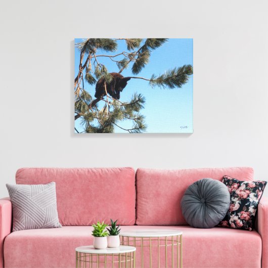 Schlafbärenkuppe Leinwanddruck (Insitu (Wohnzimmer))