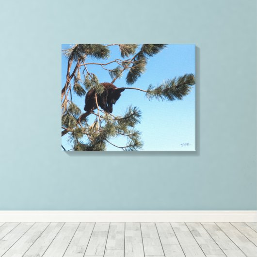 Schlafbärenkuppe Leinwanddruck (Insitu (Holzboden))