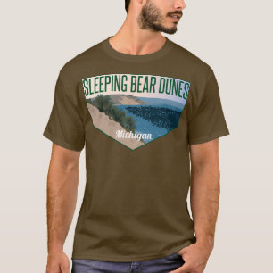 Schlafbear Dunes Michigan T-Shirt