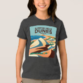 Schlafbear Dunes Michigan Tri-Blend Shirt (Vorderseite)