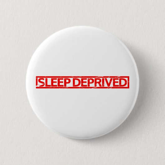 Schlafbedingte Briefmarke Button (Vorderseite)