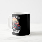 Schlafbedürfnis | Funny Sloth Kaffeetasse (Vorderseite Links)