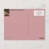 Schlafbehagen Postkarte (Rückseite)