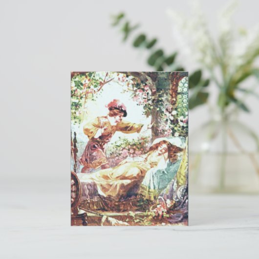 Schlafbehagen Postkarte (Stehend Vorderseite)