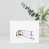 Schlafbehagen Postkarte (Stehend Vorderseite)