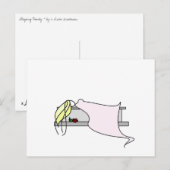 Schlafbehagen Postkarte (Vorne/Hinten)