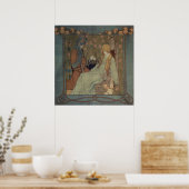 Schlafbehagen von Heinrich Vogeler. Poster (Küche)