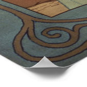 Schlafbehagen von Heinrich Vogeler. Poster (Ecke)