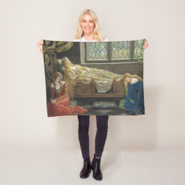 Schlafbehagen (von John Collier) Fleecedecke