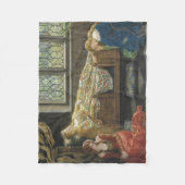 Schlafbehagen (von John Collier) Fleecedecke (Vorderseite)