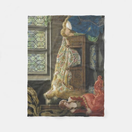 Schlafbehagen (von John Collier) Fleecedecke (Vorderseite)