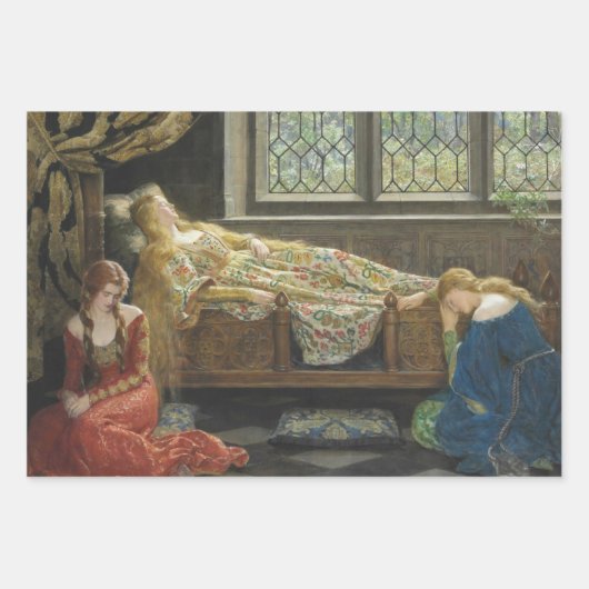 Schlafbehagen (von John Collier) Geschenkpapier Set (Vorderseite 3)