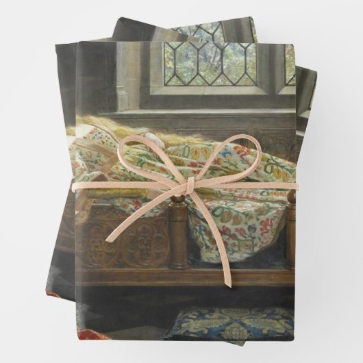 Schlafbehagen (von John Collier) Geschenkpapier Set (Beispiel)