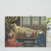 Schlafbehagen (von John Collier) Karte (Stehend Vorderseite)