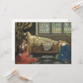 Schlafbehagen (von John Collier) Karte (Vorderseite/Rückseite Beispiel)