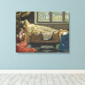 Schlafbehagen (von John Collier) Leinwanddruck (Insitu (Holzboden))