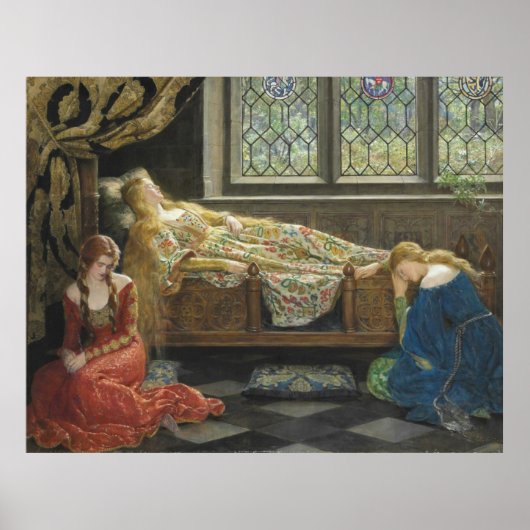 Schlafbehagen (von John Collier) Poster (Vorne)