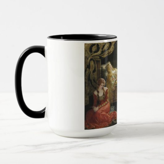 Schlafbehagen (von John Collier) Tasse (Links)