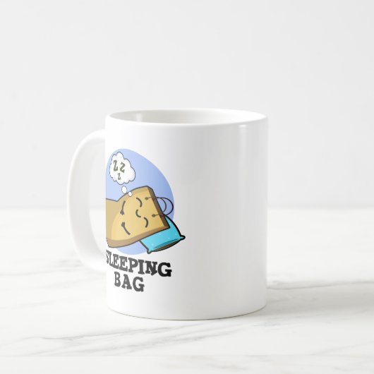 Schlafbeutel Funny Paper Bag Puff Kaffeetasse (Vorderseite Links)