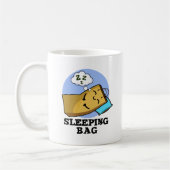 Schlafbeutel Funny Paper Bag Puff Kaffeetasse (Links)