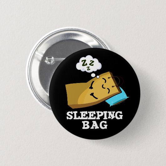 Schlafbeutel Funny Paper Bag Puppe Dunkle BG Button (Vorne & Hinten)