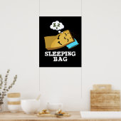 Schlafbeutel Funny Paper Bag Puppe Dunkle BG Poster (Küche)