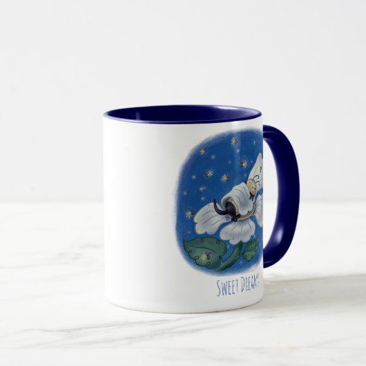 Schlafbiene "Sweet Dreams" Tasse (VorderseiteRechts)