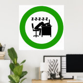 Schlafbüro-Poster Poster (Heimbüro)