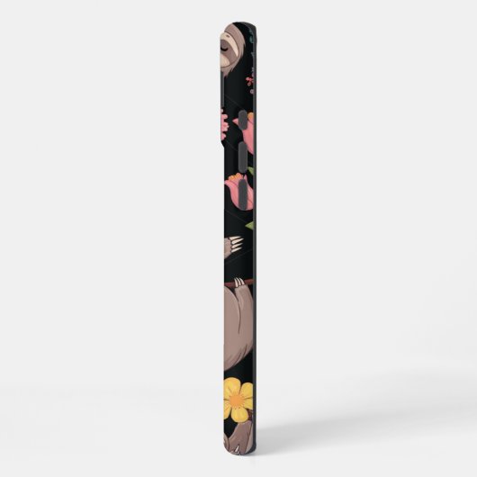 Schläfchen und Blumenträume iPhone Hülle (Linke Seite)