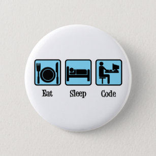 Schlafcode essen button