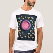 Schlafdesign-T - Shirt (Vorderseite)