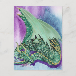 Schlafdrache Postkarte