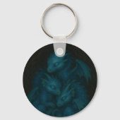 Schlafdrachen Schlüsselanhänger (Vorderseite)