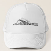 Schlafdragon Hat Truckerkappe (Vorderseite)