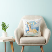 Schlafe Baby Giraffe Boho Name Kinderzimmer Pillow Kissen (Stuhl )
