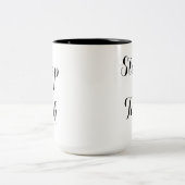 Schlafe Tech-Tasse Zweifarbige Tasse (Mittel)