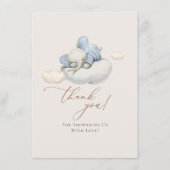 SchlafElefant danke Begleitkarte (Vorderseite)