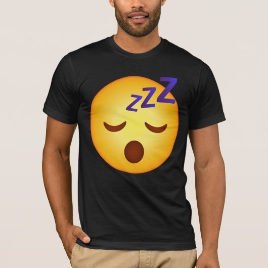 Schlafemoji T-Shirt (Vorderseite)