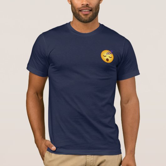 Schlafemoji T-Shirt (Vorderseite)
