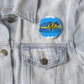 Schlafen Airedale Button (Beispiel)