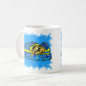 Schlafen Airedale Kaffeetasse (Vorderseite Links)